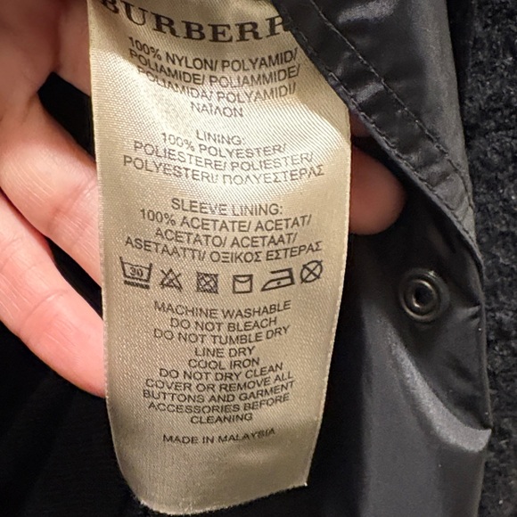 Burberry Black Double-Breasted Trench Coat - Picture 8 of 10